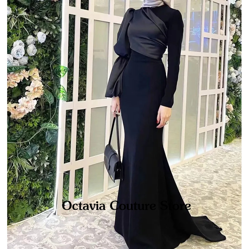 Women Formal Wear Dubai - Arabia Saudyjska Kobiety Noszą Czarne Sukienki