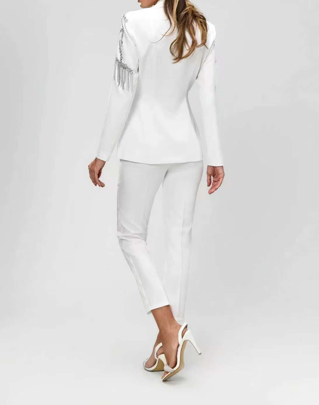 Damski garnitur z kryształkami – Women'S Formal Wear For Wedding Guest recenzja i cena