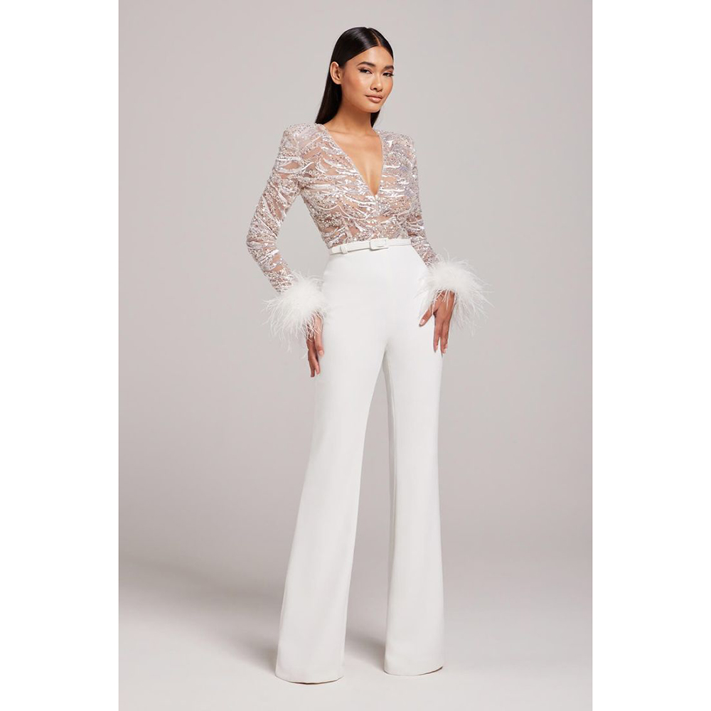 Eleganckie stroje wieczorowe d – Women'S Formal Jumpsuit Evening Wear recenzja i cena