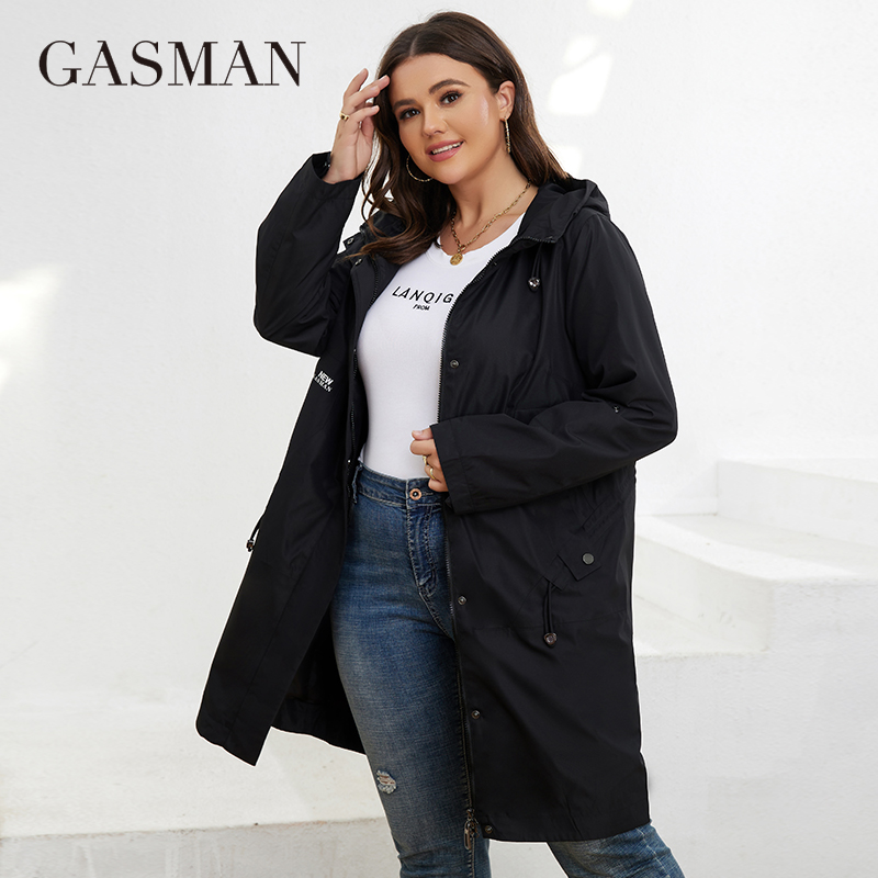 GASMAN jesień trencz Plus rozm – Trench Coat Formal recenzja i cena