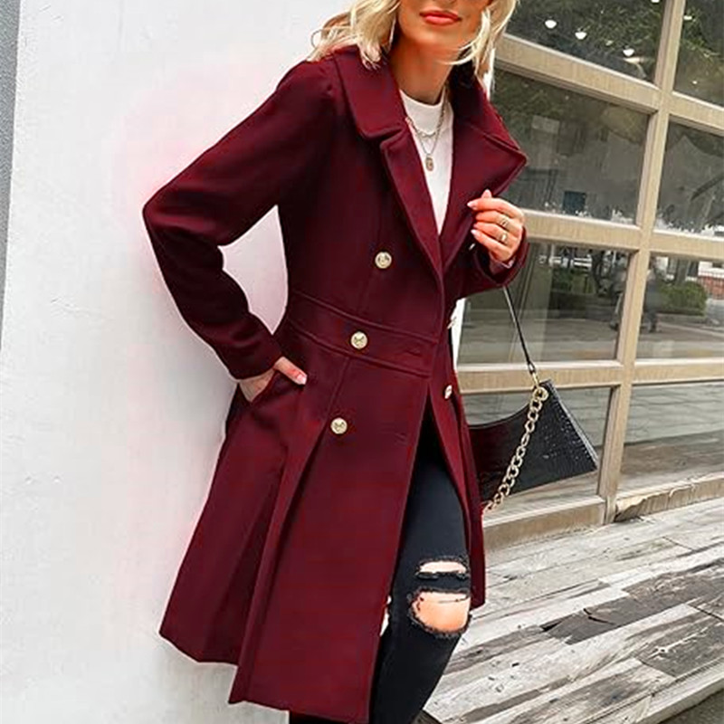 Zimowy wełniany damski trencz  – Trench Coat Formal recenzja i cena