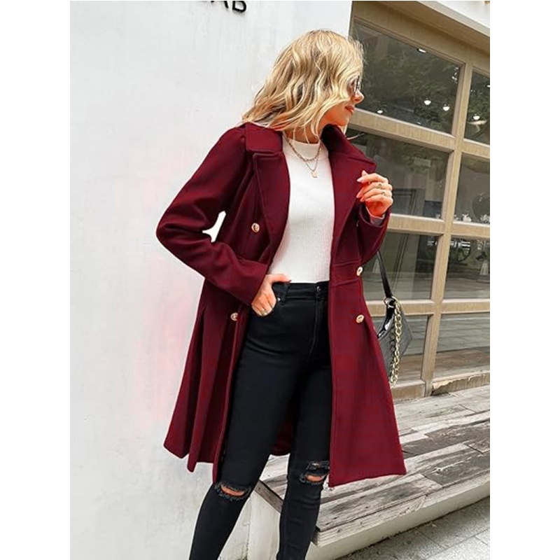 Zimowy wełniany damski trencz  – Trench Coat Formal recenzja i cena