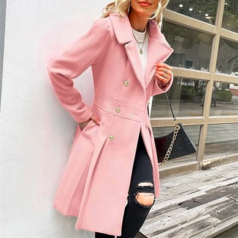 Zimowy wełniany damski trencz  – Trench Coat Formal recenzja i cena