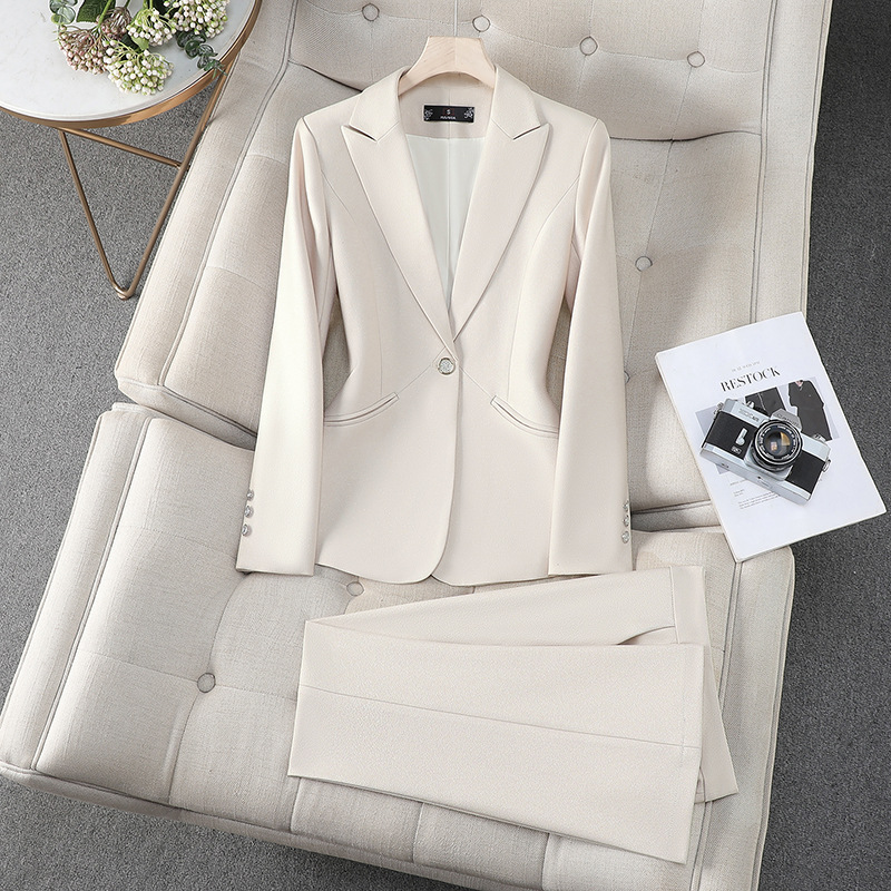 Damski elegancki garnitur biur – Women Formal Wear With Black Blazer recenzja i cena