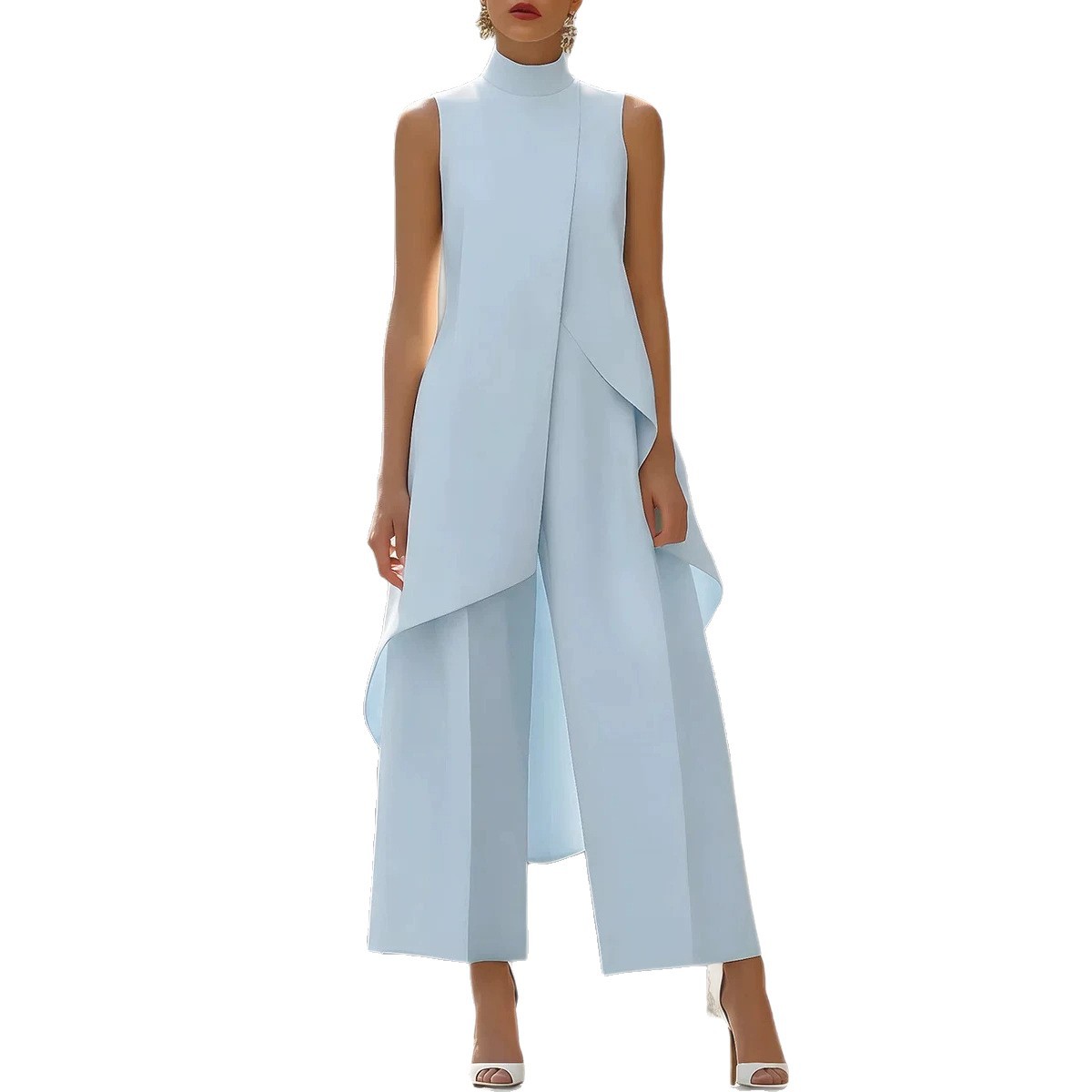 Kombinezon damski bez rękawów  – Women'S Formal Jumpsuit Evening Wear recenzja i cena