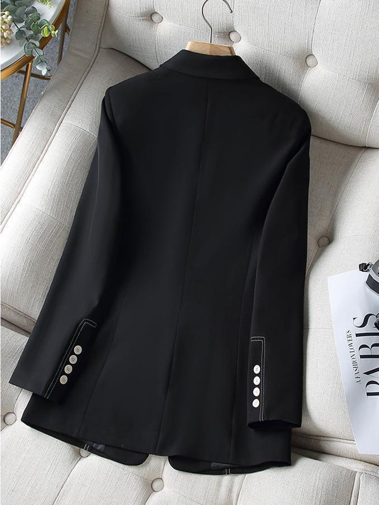 Nowa Modna Damska Elegancka Ma – Women Formal Wear With Black Blazer recenzja i cena