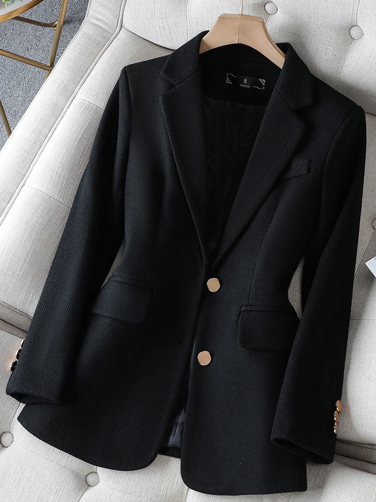 Damska marynarka biznesowa, zi – Women Formal Wear With Black Blazer recenzja i cena