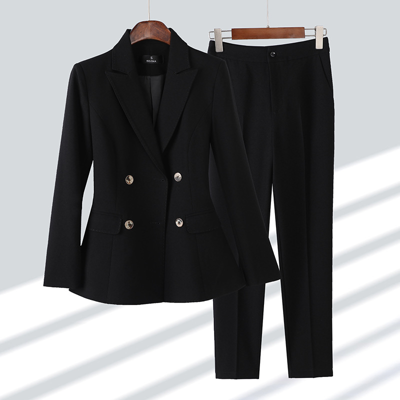 Damski garnitur biznesowy, ele – Women Formal Wear With Black Blazer recenzja i cena