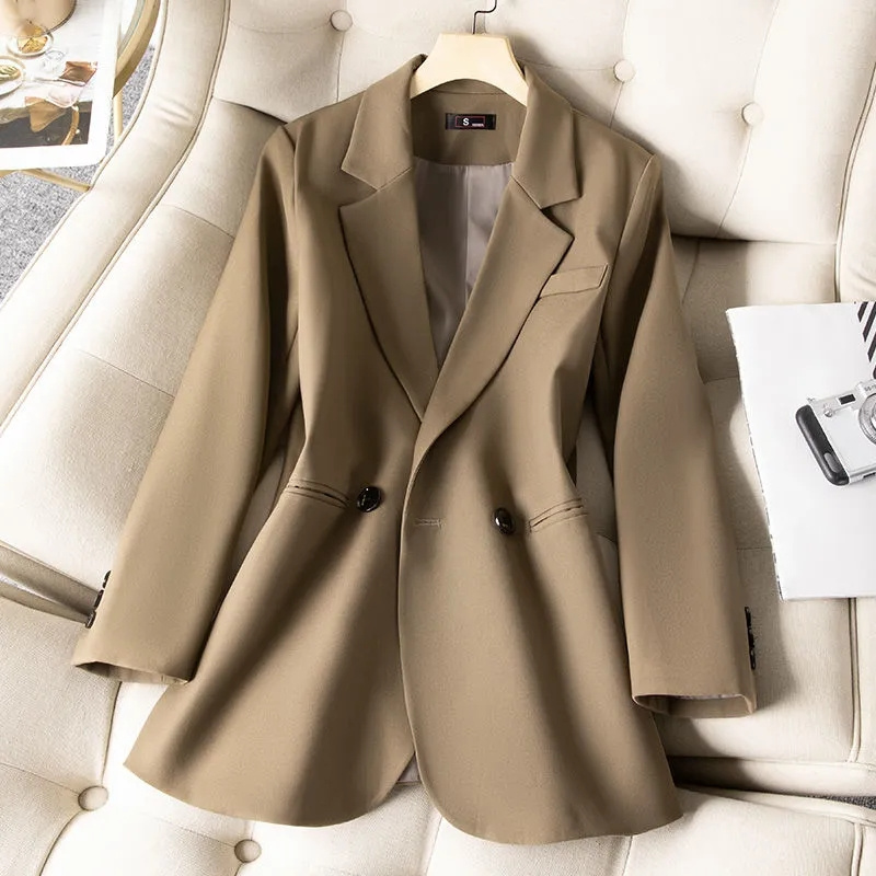 Damskie formalne marynarki 202 – Women Formal Wear With Black Blazer recenzja i cena