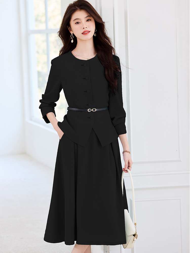 Damski garnitur biznesowy: mar – Women Formal Wear With Black Blazer recenzja i cena