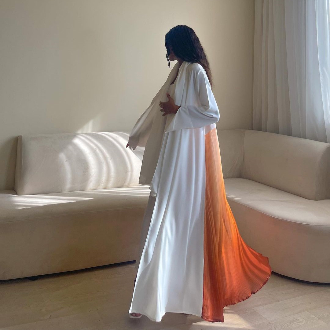 Muzułmańska damska plisowana a – Women Formal Wear Dubai recenzja i cena